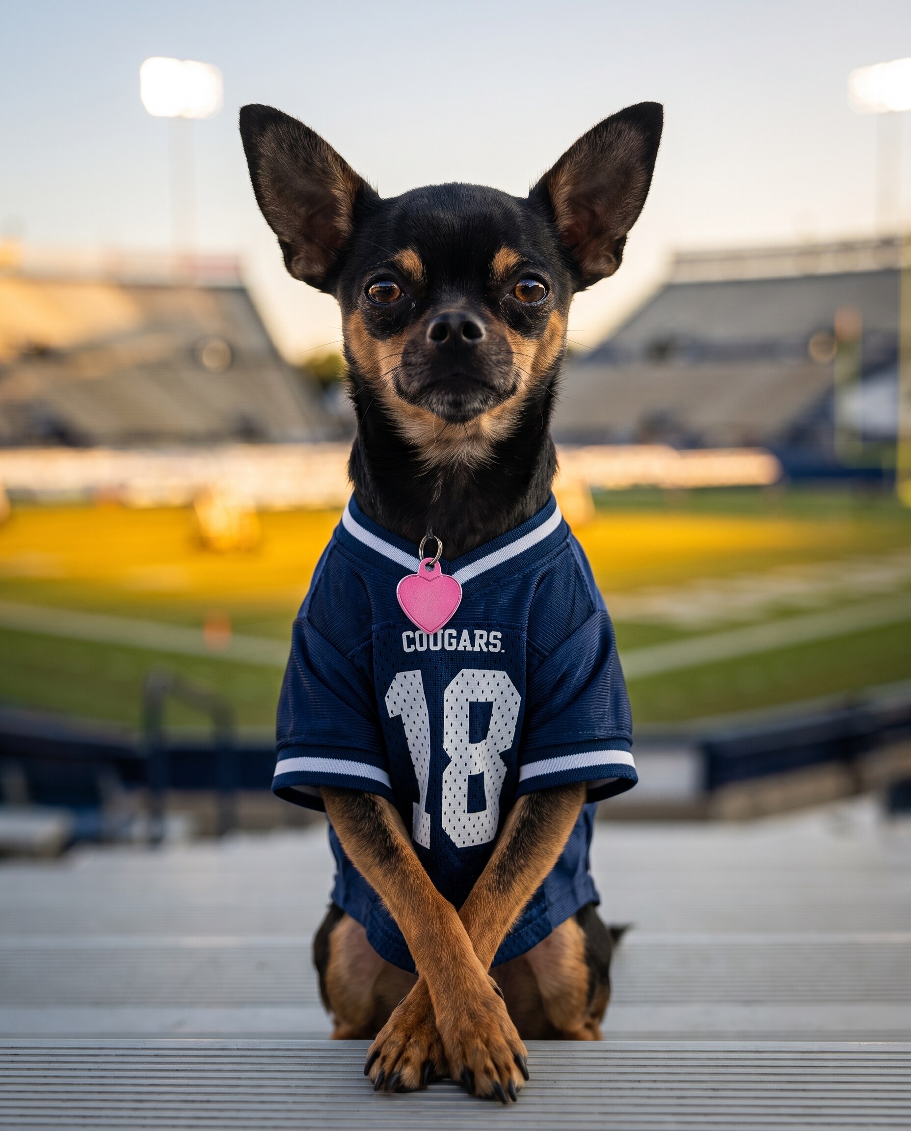 Chihuahua painted as a fine-art portrait by Pet Portrait