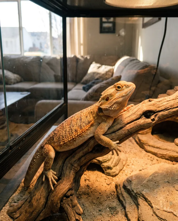 Original photo of a Bearded Dragon