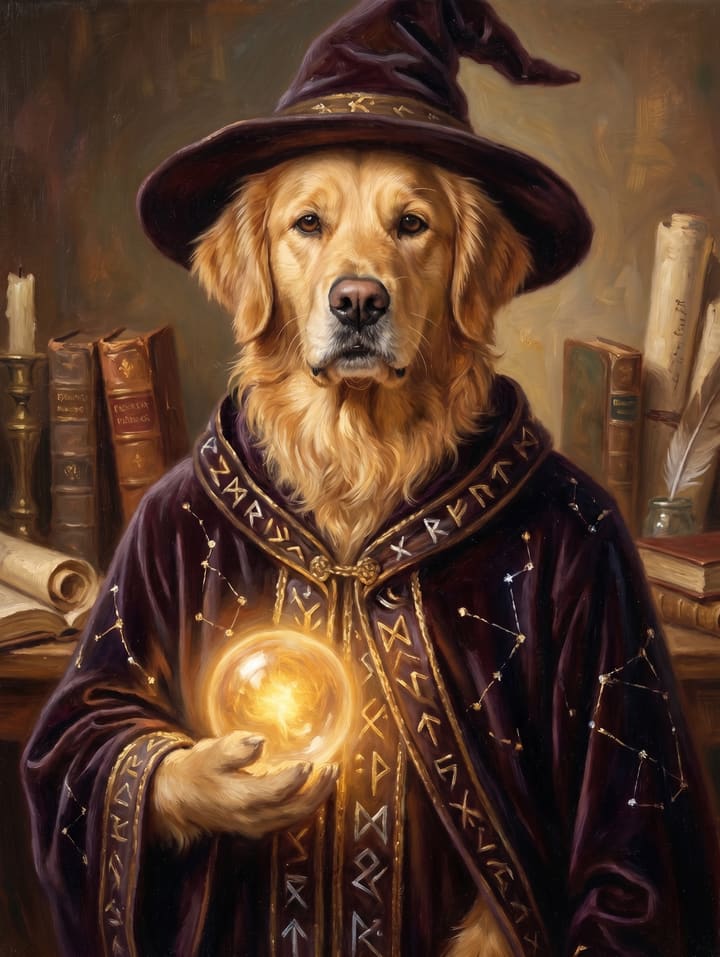Golden as Wizard