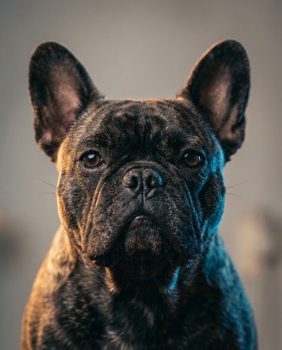 Cinematic pet portrait — signature example