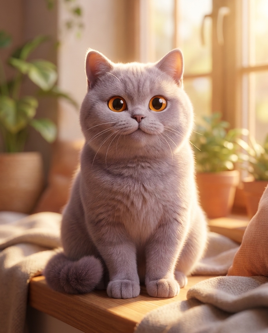 Pixar 3D pet portrait — signature example